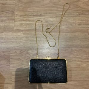 Henri bendel black clutch